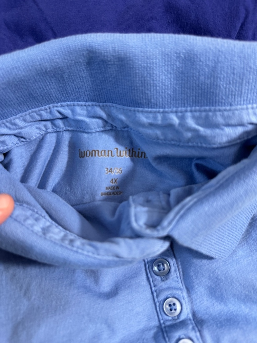 Woman Within Polo Shirt Bundle of 4 Size 4X - Picture 2 of 5